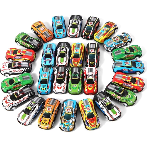 Autos Miniatura Pull Back Benzem Pack 28 Metal Abs Niños | Lider