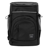 Magideal - Aislado, Bolsa Enfriadora De Cerveza, A Prueba De , Impermeable, Para Hombres Y Mujeres, 36 Para Viajes De Un Día Al Parque, Senderismo, Vi Negro