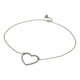thumbnail image 1 of Collar Corazon Grande Circonita Pave Plata 925 Nordvik Mamá Plateado, 1 of 5