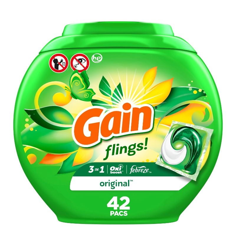 Gain - Detergente Cápsulas Original Caja