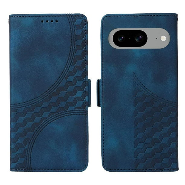 Carcasa FOXDOCK Google Pixel 8 de cuero PU, diseño acolchado clásico, protección contra caídas y rayones