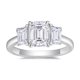 thumbnail image 1 of Anillo de Compromiso de Moissanita de 2 Quilates Color D VVS1 Anillos de Diamante para Mujer Anillos de Boda de Moissanita de Plata Esterlina 925 Talla 5-9, 1 of 7