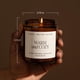 thumbnail image 4 of Vela Sweet Water Decor 255 g, frasco de vidrio ámbar, aroma invernal, 4 of 9