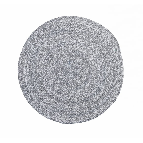 Individual Deco Individual PET Grey/Black Diseño Moderno Lavable 0,35x0,35 mts