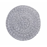 Decoghar - Individual Deco Individual Pet Grey/Black Diseño Moderno Lavable 0,35X0,35 Mts