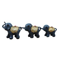 Magideal - Estatuas De De Resina Decorativas, Mesa De Recuerdo Realista, Regalo De Inauguración De Casa Moderno, Escultura De Animal Coleccionable, 3 Azul