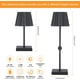 thumbnail image 5 of Lámpara de mesa, lámpara de noche, lámpara de dormitorio, lámpara de escritorio recargable, lámpara de noche, luz ambiental táctil, 5 of 7
