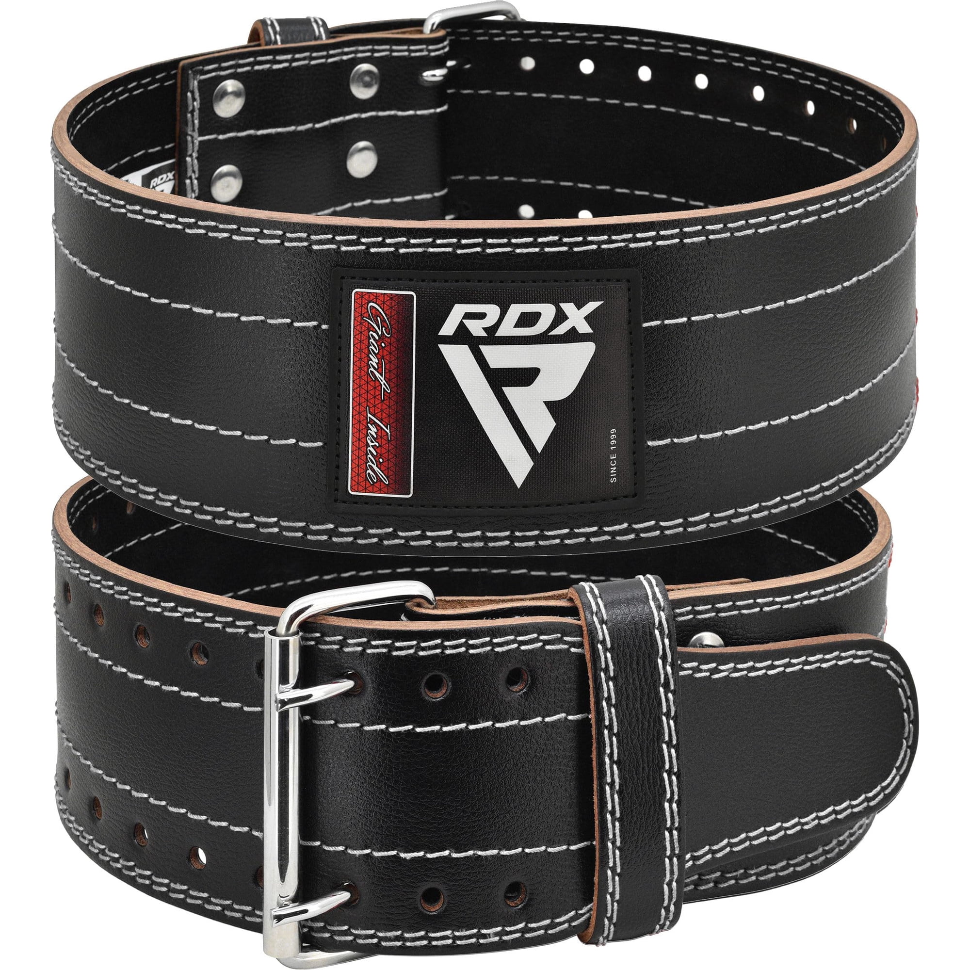 Cinturón De Levantamiento De Pesas Rdx Ipl Aprobado Por La Uspa, Cuero De 6 Mm, 700 Libras