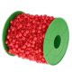 thumbnail image 2 of Perlas de imitación de 60m Bolas de cadena Guirnalda de decoración de mesa de boda 8mm + 3mm rojo, 2 of 5