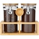 thumbnail image 1 of Contenedores de almacenamiento Yangbaga Coffee Sugar 1.1 L, 2 unidades con estante, 1 of 7