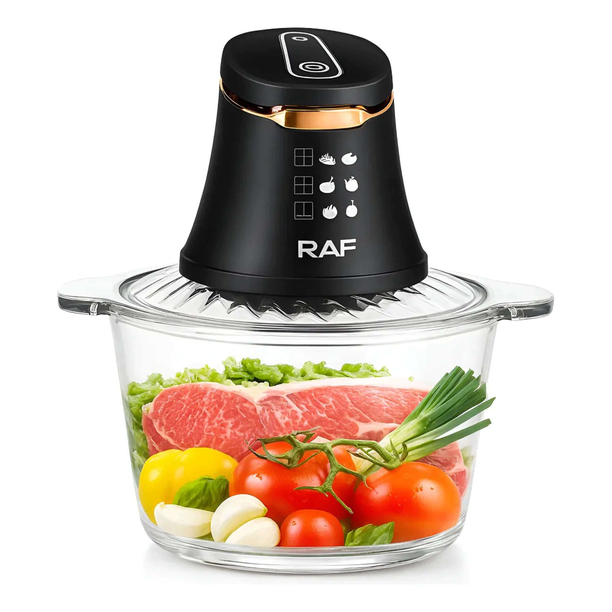 Raf - Procesador De Alimentos 3l 800w Con 4 Cuchillas Multifunción