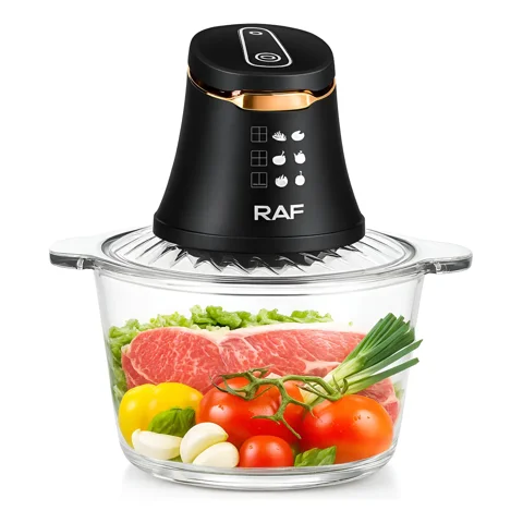 Raf - Procesador De Alimentos 3L 800W Con 4 Cuchillas Multifunción