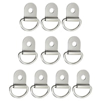 Ioensy - 10 Anclajes De Amarre Duraderos Para Remolques, Coches, Barcos.