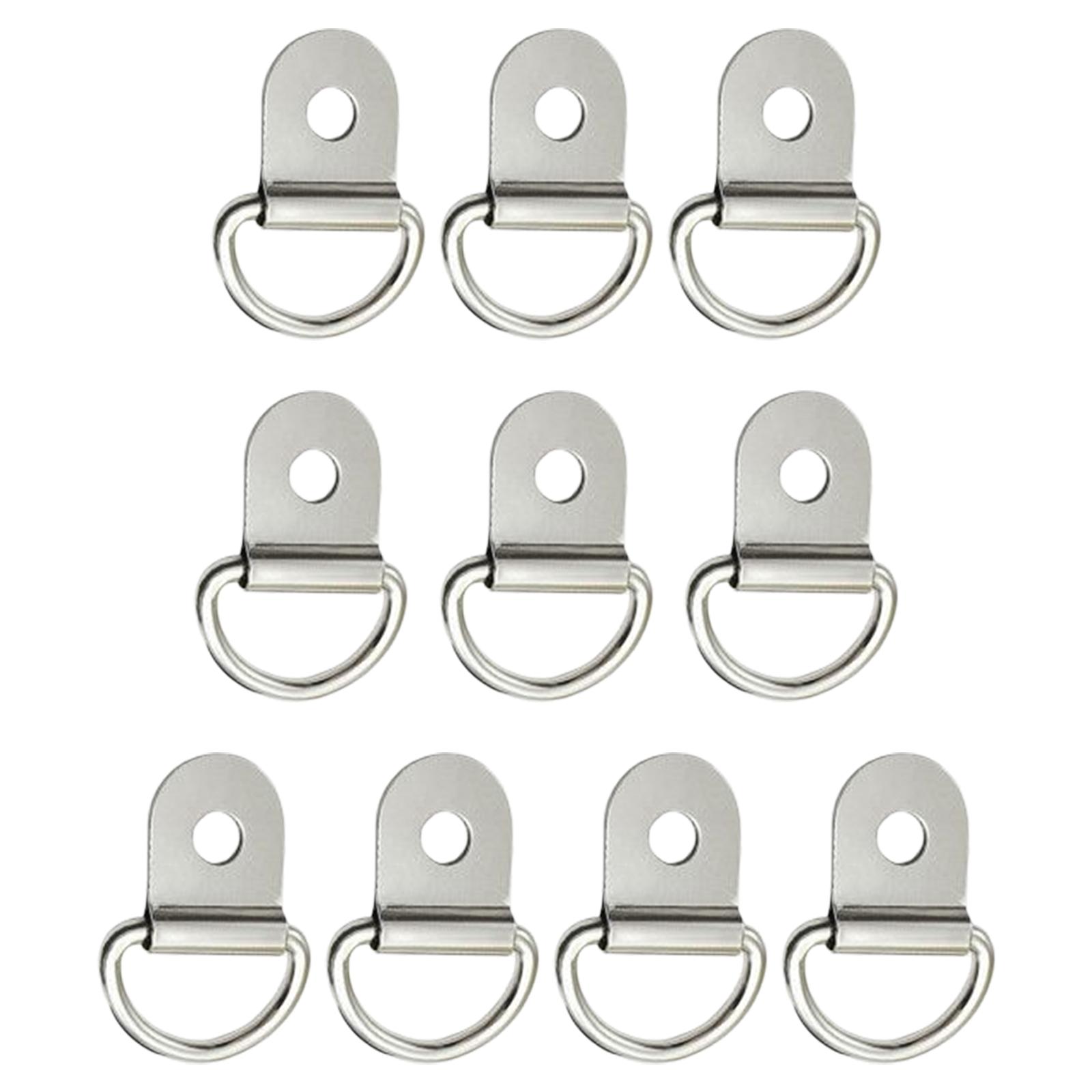 Ioensy - 10 Anclajes De Amarre Duraderos Para Remolques, Coches, Barcos.