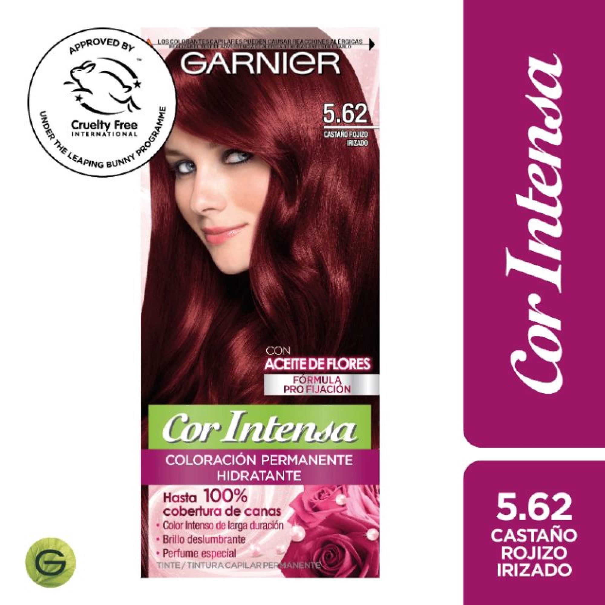 Coloración Cor Intensa Garnier Cabello 5.62 Castaño Rojizo Irizado