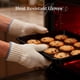thumbnail image 4 of Guantes de horno Hovico resistentes al calor, set de manoplas para cocina y barbacoa, 4 of 8