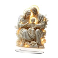Bothyi - Adorno De Acrílico De La Sagrada Familia 2D, Decoración De Escritorio Para Estantería De Sala De Estar, Estilo B