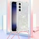 thumbnail image 4 of Funda FOXDOCK para Samsung Galaxy S23 FE con Cuerda Ajustable, Brillo Líquido, Protección Antigolpes y Lente – Ideal para Regalo, 4 of 6