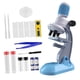 thumbnail image 1 of Kits De Vástago Educativos Para Microscopio Para Niños, 1200x, Para Niños Y Niñas De 5 A 7 Años, Regalos Navideños, Azul, 17 Uds., 1 of 3