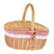 thumbnail image 1 of Cesta De Picnic De Mimbre Tejida A Mano Con Forro Lavable Para Pan Y Frutas, 1 of 5