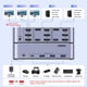 thumbnail image 4 of Switch KVM UGREEN para 3 monitores y 2 PCs, 8K@60Hz, USB 3.0, 4 of 8