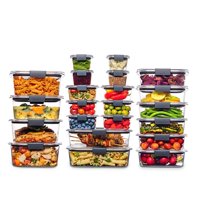 Juego De Recipientes Para Almacenamiento De Alimentos Rubbermaid Brilliance, 44 Piezas