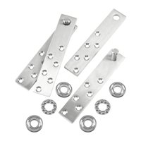 Bothyi - Bisagras Pivotantes Para Puertas De Dormitorio De Madera Con Rotación De 360 Grados, Bisagras Ocultas