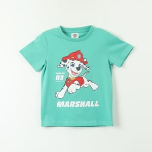 Polera Manga Corta Niño Turquesa Marshall Fire Up Paw Patrol
