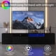 thumbnail image 3 of [Video] TV Console with Storage Cabinets, Remote, APP Control Long LED TV Stand, Full RGB Color Selection, 31 Modes Changing Lights Modern Entertainment Center with Power Cord (Black, for 80 inches), 3 of 3