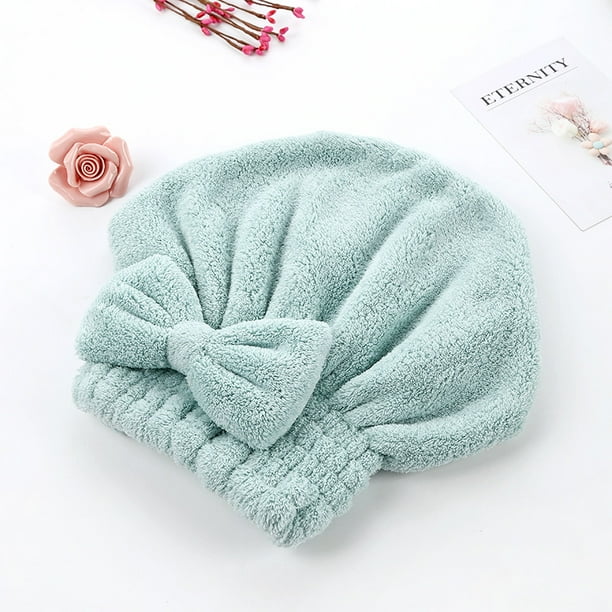 1pc Super Absorbent Coral Velvet Hair Cap - Quick-Drying Hair Towel for Portable Shower and Bath Accessories