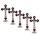 thumbnail image 1 of 5 Piezas Estatua De Crucifijo Figura De Cruz Magnética Decoración De Accesorios INRI, 1 of 3