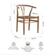 thumbnail image 2 of Set x2 Sillas de Comedor Wishbone Relan Makati Acero y Ratán, 2 of 8