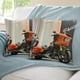 thumbnail image 3 of Harley Davidson Fundas de almohada de terciopelo con tema, regalos de funda de almohada, decoración para el hogar, cojín de lanzar, regalo de cumpleaños para fans y parejas. 40cm x 40cm., 3 of 6