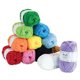 thumbnail image 1 of Kit para principiantes de ganchillo y tejido Mira HandCrafts, 12 madejas de hilo acrílico, 1 of 7