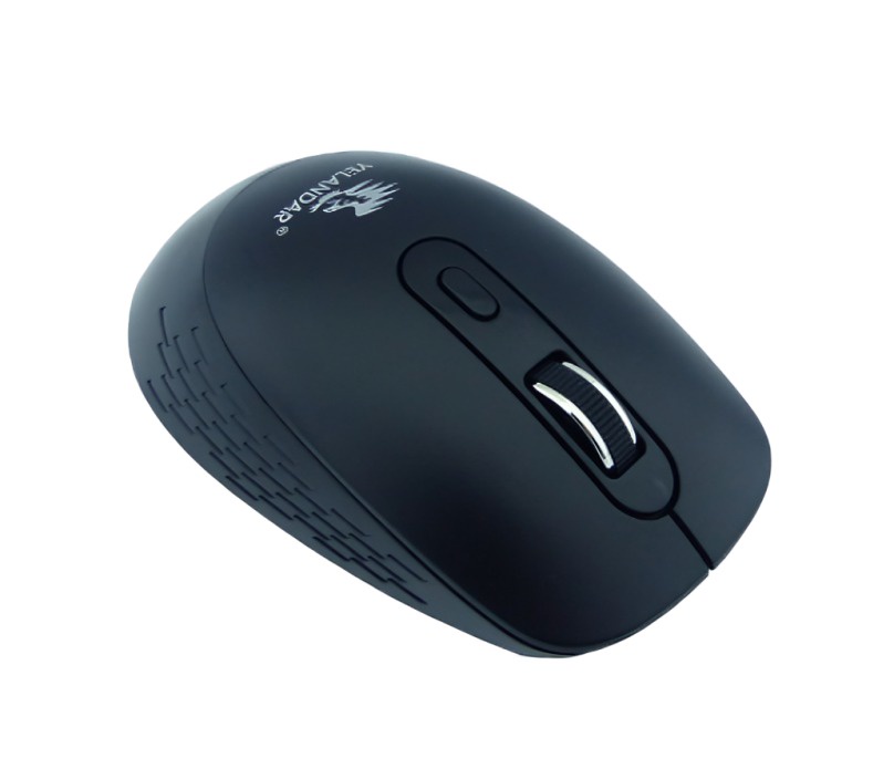 Genérrico - Mouse Inalambrico Ergonomico Bluetooth Negro