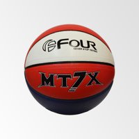 Four - Balón Basquetbol Nº7 Contra Humedad Azul-Rojo-Blanco