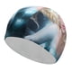 thumbnail image 1 of Frozen: Elsa princesa Gorro de Natación de Licra, Gorro de Baño de Tela Cómoda, Gorro Elástico Antideslizante para Hombres, Mujeres y Niños, 1 of 6