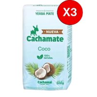 Cachamate - Pack 3 Coco 500G C U