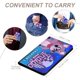 thumbnail image 4 of Indigo Park Porta Pasaporte y Cartera de Viaje Premium de Cuero PU, Funda de Pasaporte Bloqueo RFID con Ranuras para Tarjetas de Crédito, Estuche para Libro de Pasaporte para Familia 10cm × 15cm, 4 of 6