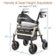 thumbnail image 4 of Andador Rollator Soundfuse Plegable Ligero con Ruedas de 8", 4 of 7