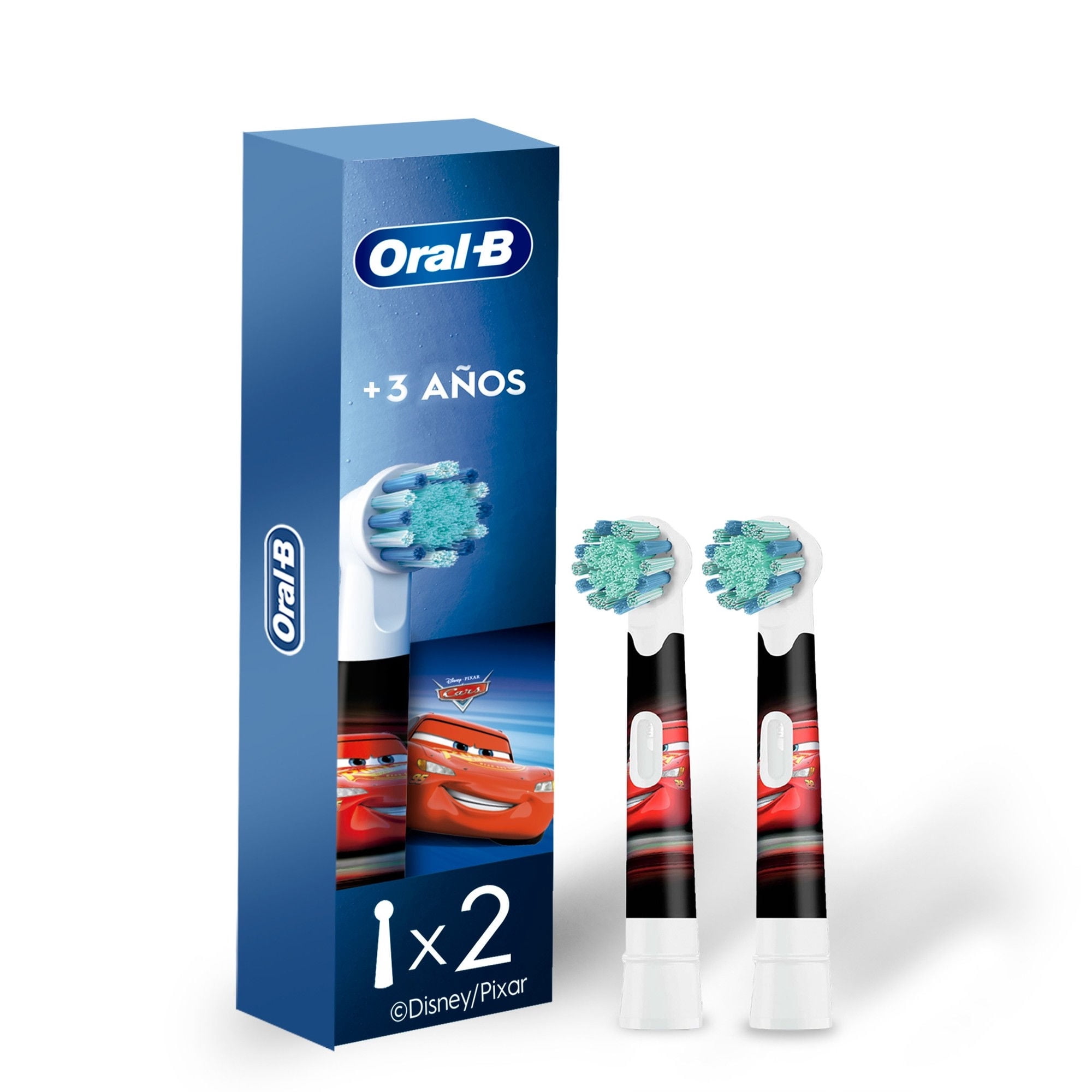 Oral-B - Cabezal Cepillo De Dientes Eléctrico Disney Cars