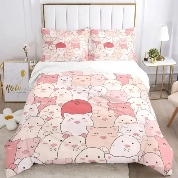 Cartoon Animals Bedding Sets New Greek Key Meander Duvet Cover Sets Bed Linens Modern Geometric Bedspread Bed Sheets