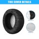 thumbnail image 3 of Unique Bargains Funda de Repuesto Universal de Poliéster 190T para Jeep Remolque RV SUV Camión Rueda Negro-16 Pulgadas, 3 of 6