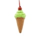 thumbnail image 1 of Adorno De Cono De Helado, Artesanía, Colgante Navideño Para árbol De Navidad, Pascua, Invierno, Verde, 1 of 5