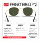 thumbnail image 3 of Gafas de sol Ray-Ban RB3548N con lentes planas hexagonales y kit G-15, 3 of 7