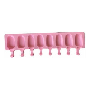 Genérico - Moldes De Silicona Para Helados Molde Paletas Helado 8Cavid