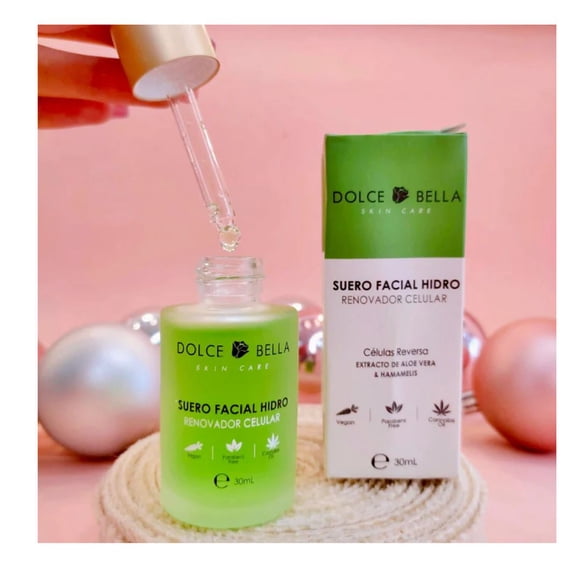 Suero facial renovador celular y mayor flexibilidad