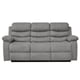 thumbnail image 5 of Berger Sofá reclinable Bilbao 3 cuerpos gris, 5 of 8