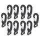 thumbnail image 1 of 10pcs Ganchos De Presión Giratorios Para Tejido Paracord Cordón Hebillas Correas De Mochila, 1 of 5