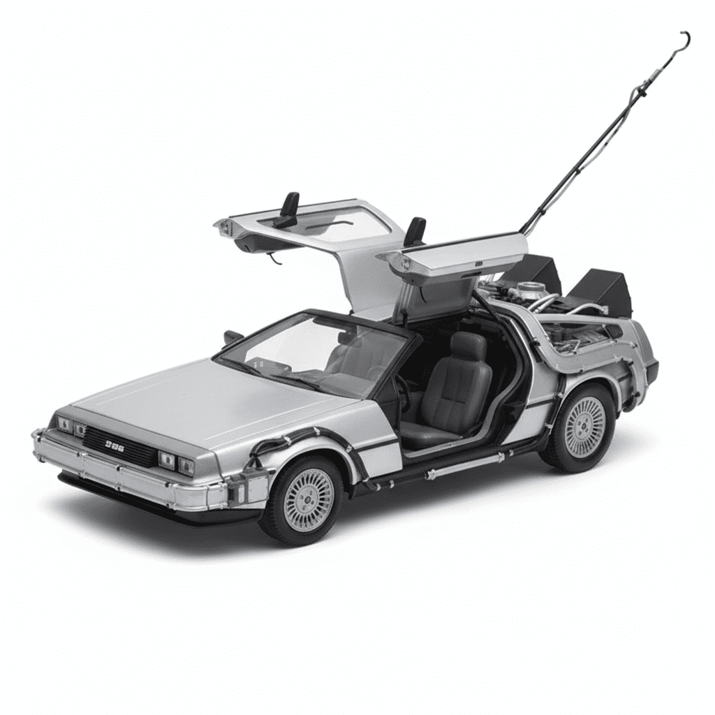 Toyng - Back To The Future I Delorean Escala 1:24 - Welly
